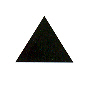 Trekijzer driekant in staal