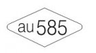 43-321C Gehaltestempel voor stempeltang Au585