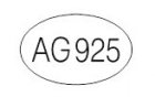 43-323C Gehaltestempel voor stempeltang Ag925
